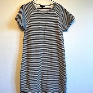 J Crew Terry Striped Beach Dress